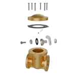 swing-check-valve-internal-structure-3d-animation-exploded-view 旋启式止回阀|组装演示短视频素材