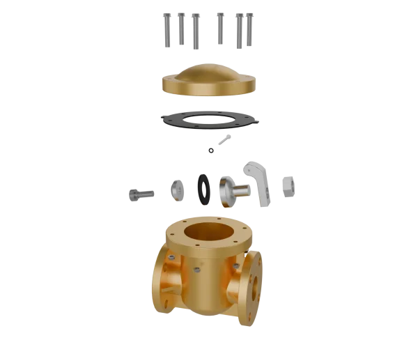 swing-check-valve-internal-structure-3d-animation-exploded-view 旋启式止回阀|组装演示短视频素材